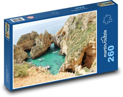 Portugal - Algarve, Ponta da Piedade - Puzzle 260 pieces, size 41x28.7 cm 