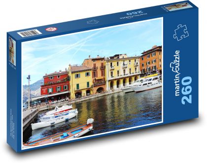 Garda - přístav - Puzzle 260 dílků, rozměr 41x28,7 cm