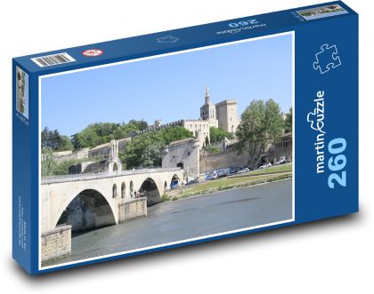 Avignon - most - Puzzle 260 dílků, rozměr 41x28,7 cm