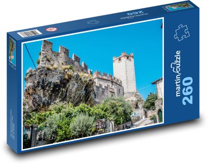 Hrad Malcesine - Puzzle 260 dielikov, rozmer 41x28,7 cm