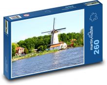Větrný mlýn Puzzle 260 dílků - 41 x 28,7 cm