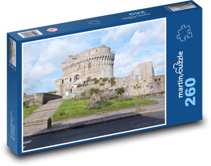 Château de dinan, hrad - Puzzle 260 dílků, rozměr 41x28,7 cm