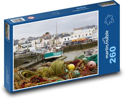 Pornic - Bretania, Francja - Puzzle 260 elementów, rozmiar 41x28,7 cm