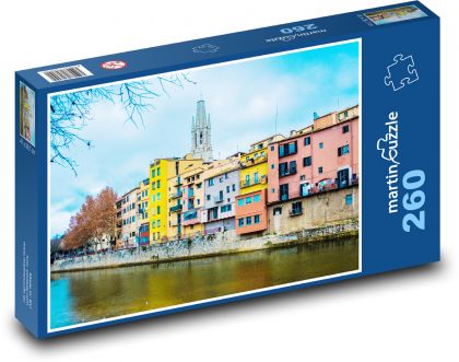 Hiszpania - Girona - Puzzle 260 elementów, rozmiar 41x28,7 cm