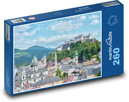 Pevnosť Salzburg-Hohensalzburg - Puzzle 260 dielikov, rozmer 41x28,7 cm