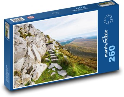 Hora - schody - Puzzle 260 dielikov, rozmer 41x28,7 cm
