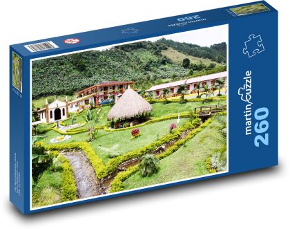 Kolumbie - zahrada - puzzle 260 dílků