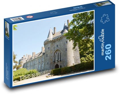 Zamek Montmuran - Francja - Puzzle 260 elementów, rozmiar 41x28,7 cm