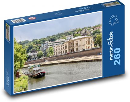 Parlament Saarbrücken - Puzzle 260 elementów, rozmiar 41x28,7 cm