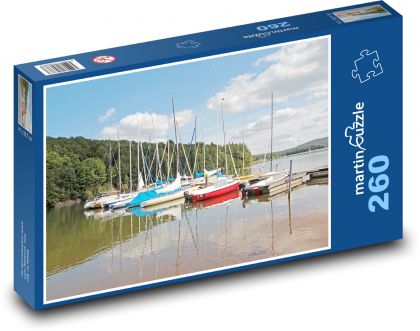 Lodě v přístavu - puzzle 260 dílků