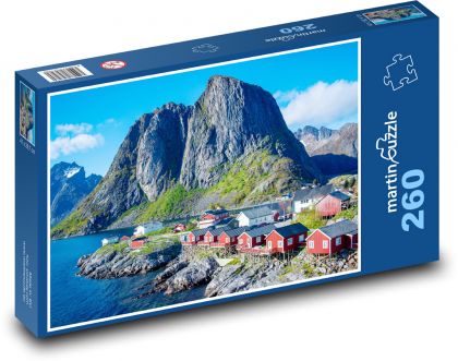 Norsko - Fjordy - Puzzle 260 dílků, rozměr 41x28,7 cm