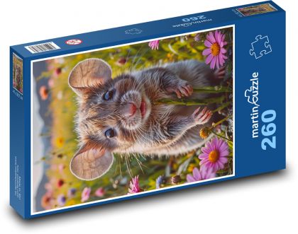 Myš - Puzzle 260 dielikov, rozmer 41x28,7 cm