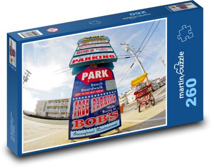 Parkschild - Atlantic City - Puzzle - 260 Teile