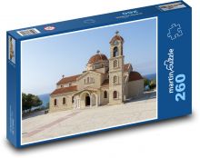 Agios Raphael - kláštor v Grécku Puzzle 260 dielikov - 41 x 28,7 cm 