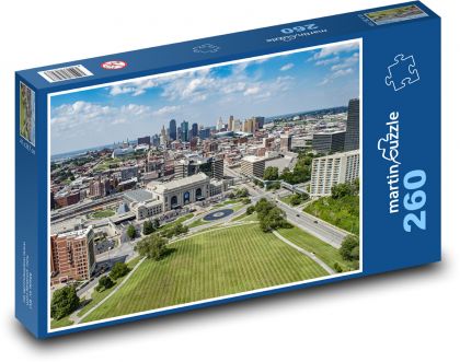 Kansas City - Puzzle 260 elementów, rozmiar 41x28,7 cm