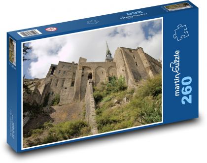 Mont Sant Michelle - Francja - Puzzle 260 elementów, rozmiar 41x28,7 cm