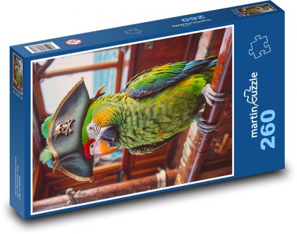 Pirátsky papagáj - Puzzle 260 dielikov, rozmer 41x28,7 cm