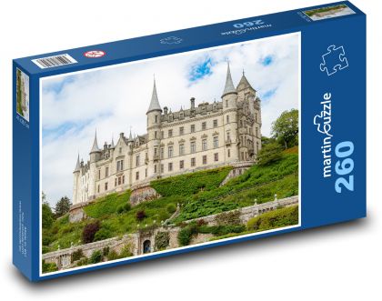 Dunlobin Castle - Puzzle 260 pieces, size 41x28.7 cm 