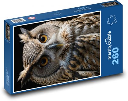 Sova - Puzzle 260 elementów, rozmiar 41x28,7 cm