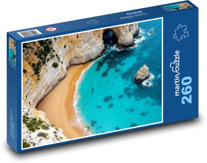 Beach - Puzzle 260 pieces, size 41x28.7 cm 