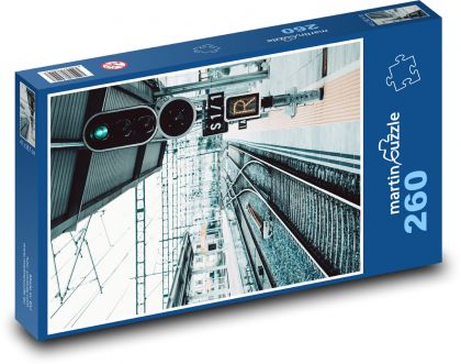 Železniční stanice - puzzle 260 dílků