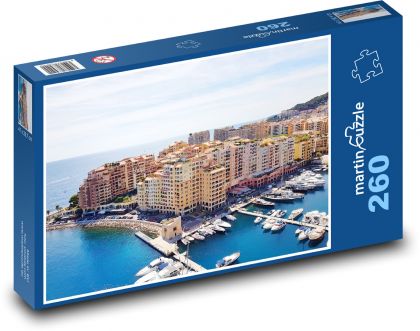 Monaco - seaport - Puzzle 260 pieces, size 41x28.7 cm 