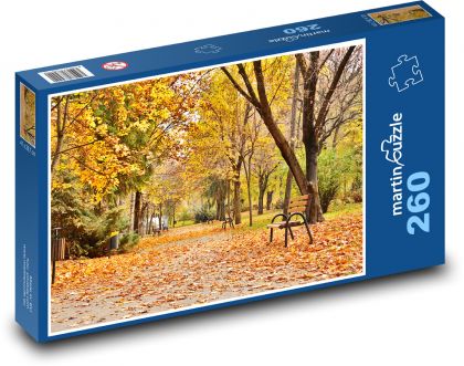 Jesenný park - Puzzle 260 dielikov, rozmer 41x28,7 cm