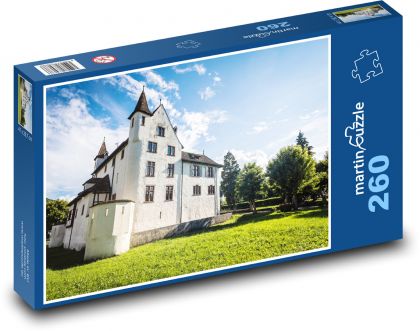 Pratteln - zámek - Puzzle 260 dílků, rozměr 41x28,7 cm