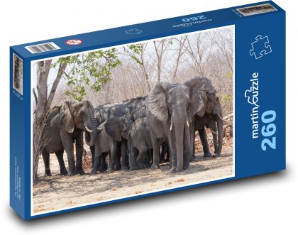 Elefanten - Puzzle - 260 Teile
