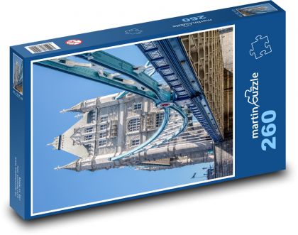 Londyn - Tower Bridge - Puzzle 260 elementów, rozmiar 41x28,7 cm