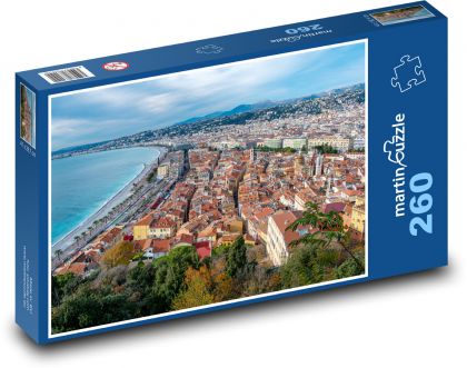 Francúzsko - pobrežie - Puzzle 260 dielikov, rozmer 41x28,7 cm