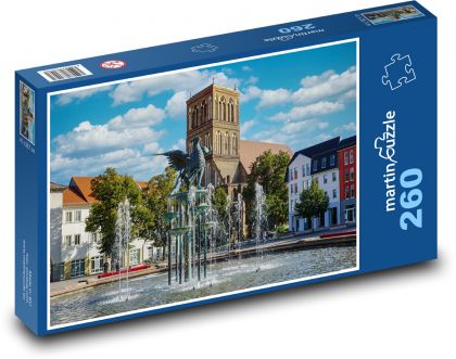 Anklam - Niemcy - Puzzle 260 elementów, rozmiar 41x28,7 cm