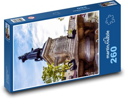 Le grau du Roi Fountain - Francja - Puzzle 260 elementów, rozmiar 41x28,7 cm