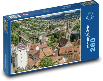 Wettingen Switzerland - Puzzle 260 pieces, size 41x28.7 cm 