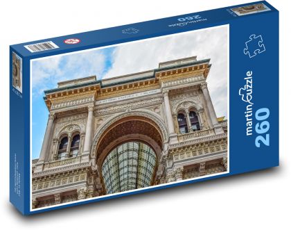 Mediolan - Włochy - Puzzle 260 elementów, rozmiar 41x28,7 cm