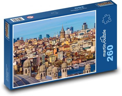 Galata - wieża - Puzzle 260 elementów, rozmiar 41x28,7 cm