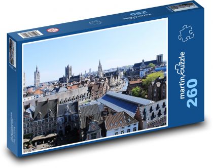 Belgicko - Gent - Puzzle 260 dielikov, rozmer 41x28,7 cm