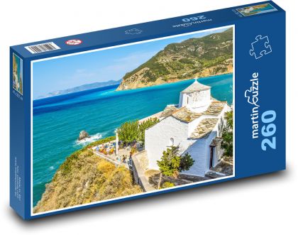 Řecko - Skopelos - Puzzle 260 dílků, rozměr 41x28,7 cm