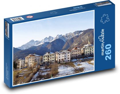 Lorenzago di Cadore - Italy - Puzzle 260 pieces, size 41x28.7 cm 