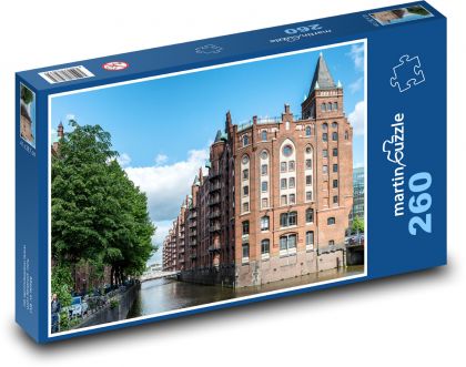 Speicherstadt - Německo - puzzle 260 dílků