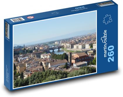 Florence - Italy - Puzzle 260 pieces, size 41x28.7 cm 