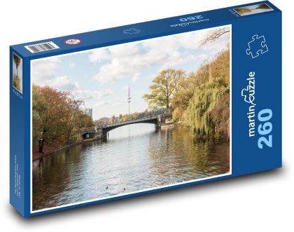 Brücke - Fluss - Puzzle - 260 Teile