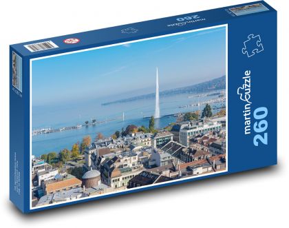 Geneva, Switzerland. - Puzzle 260 pieces, size 41x28.7 cm 