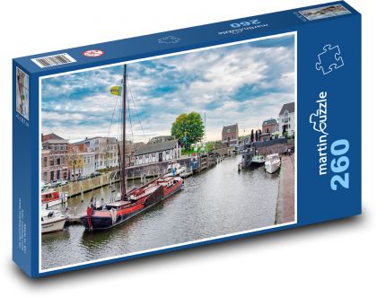 Gorinchem - Holandsko - Puzzle 260 dílků, rozměr 41x28,7 cm