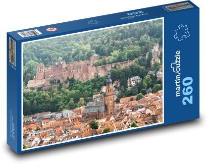 Zámek Heidelberg - Německo - puzzle 260 dílků