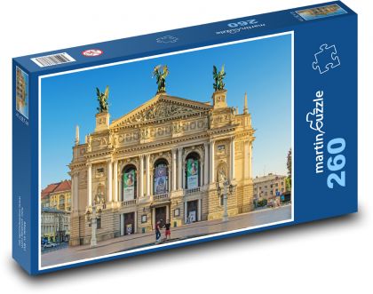 Opera - Lviv, Ukraine - Puzzle 260 pieces, size 41x28.7 cm 