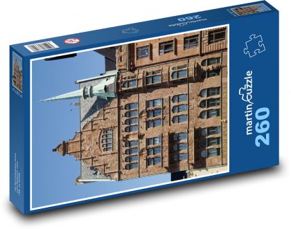 Malmö - Szwecja, dom - Puzzle 260 elementów, rozmiar 41x28,7 cm