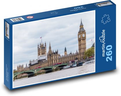 Londýn - Big Ben - puzzle 260 dílků