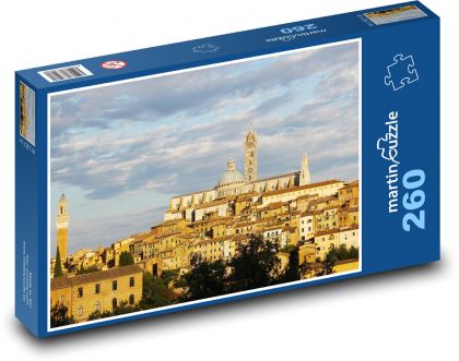 Siena - Toskania - Puzzle 260 elementów, rozmiar 41x28,7 cm