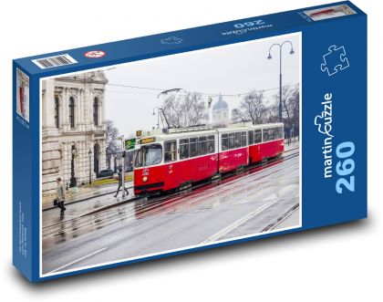 Vienna - tram - Puzzle 260 pieces, size 41x28.7 cm 